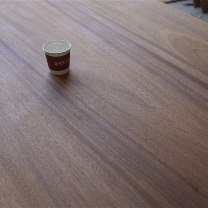 非洲核桃木虎斑楝木非洲黑胡桃尺寸G定制N桌面拼板DIY定制