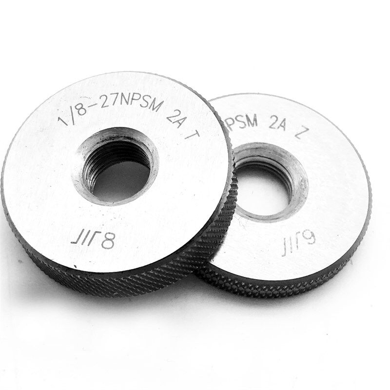 成量川牌美制圆柱管螺纹环规3/8v-18NPSM牙规 止通规NPSM3/8环规