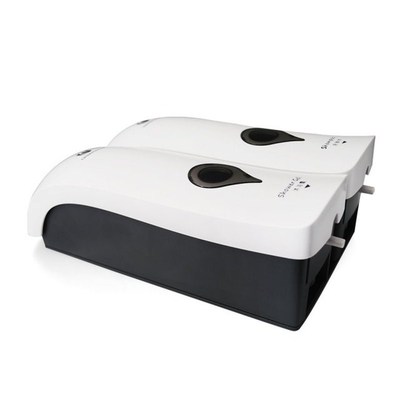 300ml*2 Wfall Mounted Double-Head Manual Soap Dispenser Show