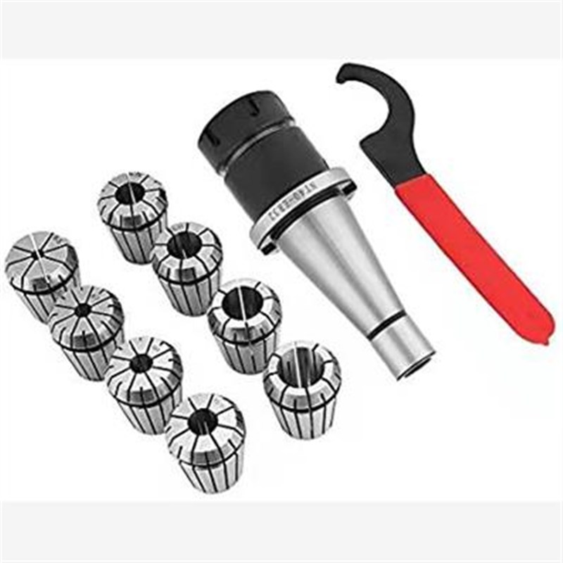 10PCS 铣e床刀柄 NT40-ER32套装6-8-10-12-14-16-18-20mm刀柄夹筒