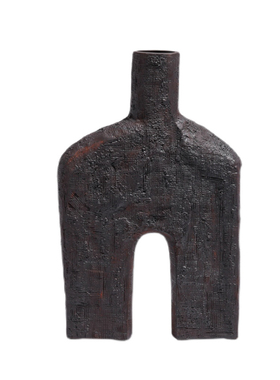 新中式复古陶瓷小口花器花瓶茶具托F盘组合摆件样板间客厅书房装