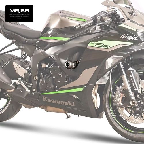 MRBR适配于川崎ZX-6R护杠v防摔球小牛636保险竞技杠改装配件Ninja
