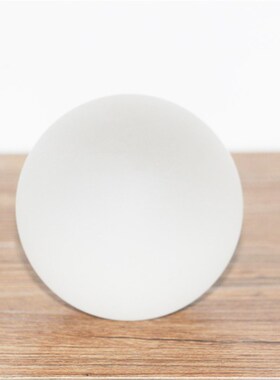 现代简约样板房家居装饰摆件托盘玻璃几何圆球磨砂V水晶艺术摆设