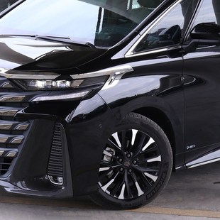 配 饰贴大灯饰条T汽车外饰改装 适用于24款 埃尔法威尔法前大灯眉装