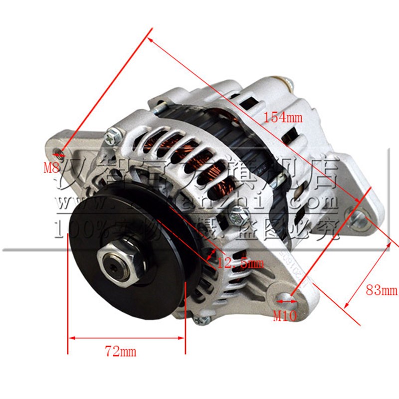 叉车发电机32A68-102q01适用三菱F18C S4/6S海斯特TCM叉车配件