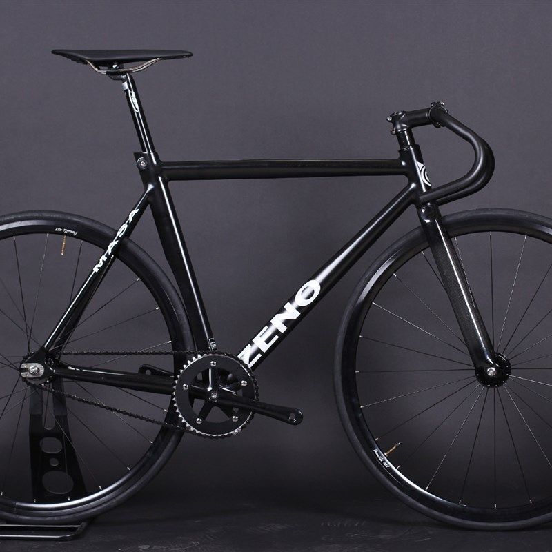 @自行车固定f齿轮芝诺玛莎铝合金车与碳叉配件任何DIY颜色