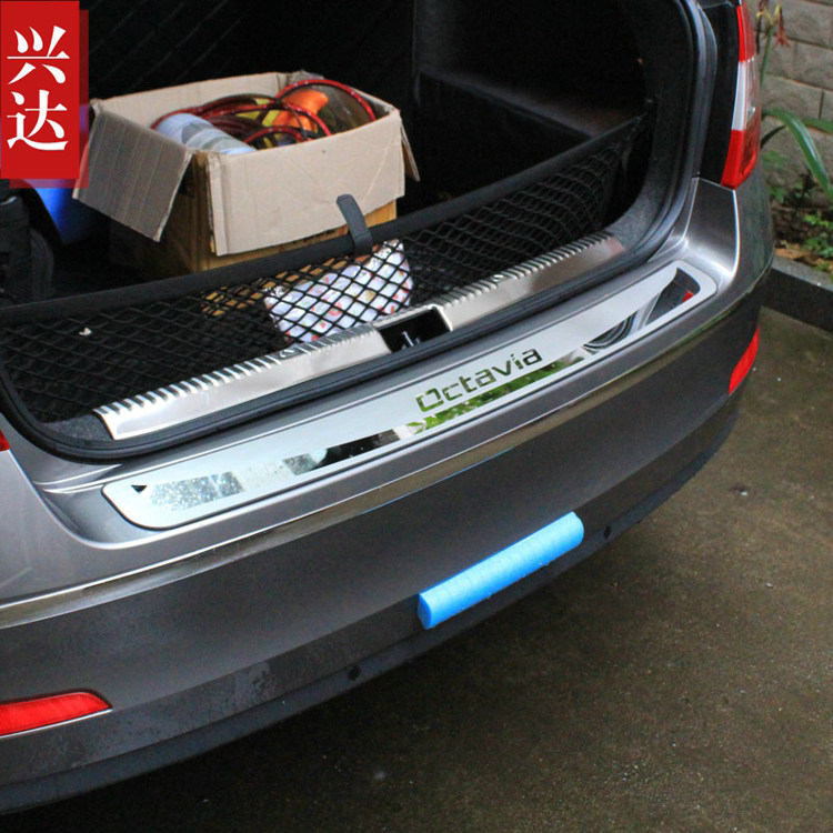 适用于2015-17款上汽斯r柯达明锐不锈钢后踏板 Octavian全套后护,汽车用品/电子/清洗/改装,车身/车窗饰条/门槛条,淘宝优惠券,粉丝福利购,淘宝优惠卷