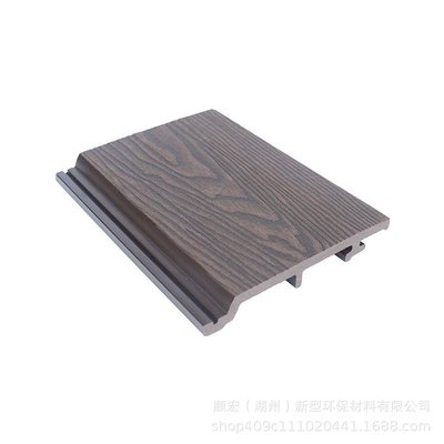 户外塑木墙板 规格150*20mm WPC 塑木厂家 塑木地板 墙板