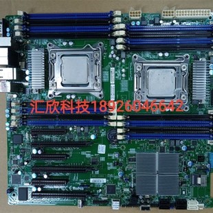 超微X9DAI双路主板2011 X79服务器主板 6显卡3060P 3080 送cpu现