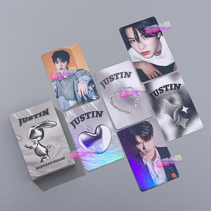 黄明昊镭射小卡百分九o专辑小卡贾富贵高清自拍写真nana专属闪卡