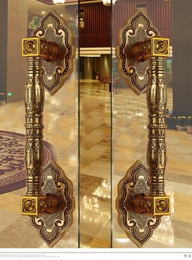 370mm Europeian retro door handle glass door sliding door ha