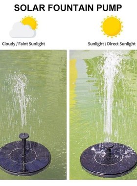 NEW Solar Water Fountain Pool Pond Waterfall QFountain Garde