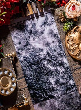 血歌-鲜芋星冰室大背景胶带贴纸手账拼贴R卡diZy手工设计