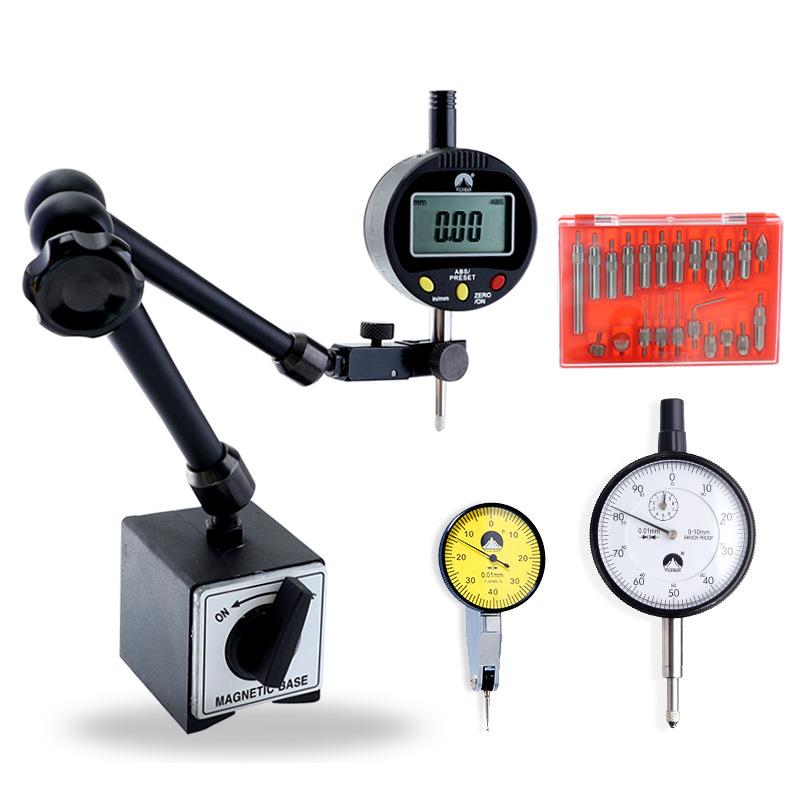 百分表磁性表座 万向磁力表座 机械磁力表座配杠杆百分表千分表