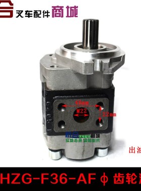 叉车齿轮油泵CBHZA-F36-AF13右旋左旋L液压N油泵适用杭叉50R/80