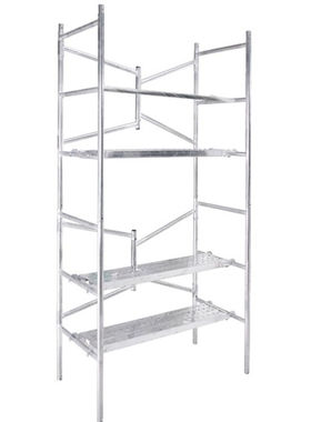 奕多美脚手架e1200*600*2400防滑踏面无轮加厚折叠升降平台YDM-JS