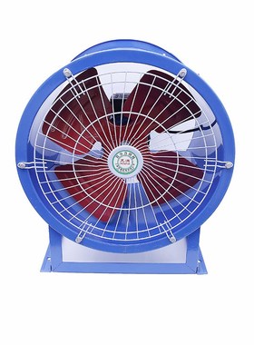 SF7-4轴流风机管道式排烟风机除尘G通风机排风扇低噪音工业抽风机