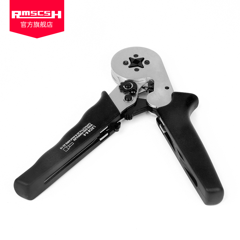 LXC8-6-4自调式压线钳管型冷压端F子钳6平方针式端头铜鼻子压接