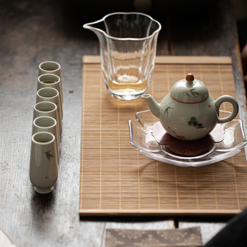 墨己 按时喝茶系列 整套茶壶茶C具套装 手绘文人家用茶具礼盒装