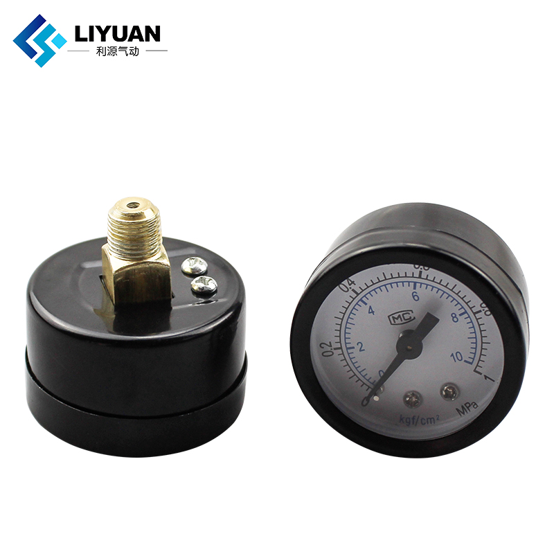 气动气源处理器10公斤气压气动压力表Y40-01气体调压阀Y50轴向02
