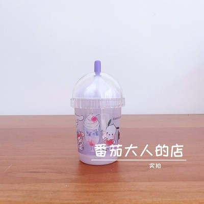 现货!日本进口三丽鸥夏日饮品系列卡通可爱文具盒笔袋尺子卷笔刀