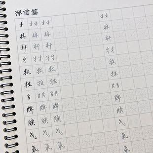 于是至简 成人学生硬笔练字帖 行楷书法字帖 茱茱直播课专用字帖