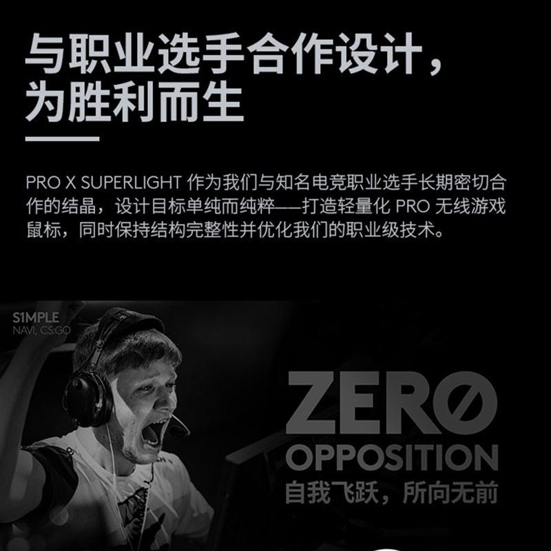 顺丰罗技gpw二代狗屁王2代gpro无线鼠标拆封电竞游戏专用电脑外设