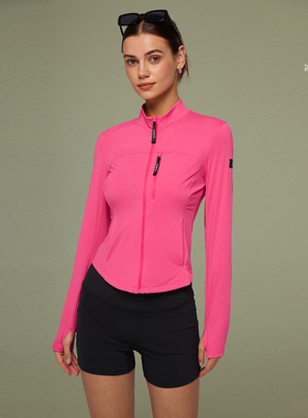 安欧兔山系修身防晒衣女 凉感透气皮肤衣户外跑步运动上衣登山服