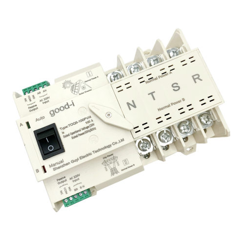双电源自动转换开关PC级2P 3P 4P  63A 100A  切换器适配器220V