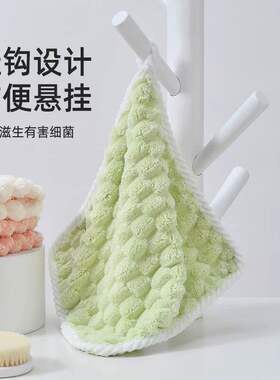 可挂式云朵格吸水速干擦手帕