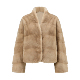 Almond Jacket Short Milky Mink Fur 奶杏乖乖进口水貂短款 外套