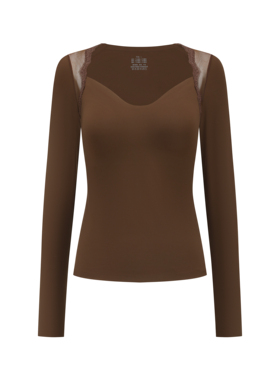 Lace Shaping Top  速热蕾丝美型保暖上衣（自带胸垫）