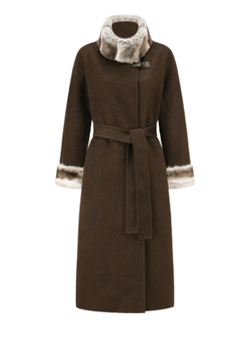 Heritage Yak Wool Coat 传承英伦风龙猫配色牦牛绒大衣