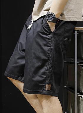 休闲短裤男士五分裤潮牌工装新款夏季薄款中裤男款大码裤子外穿夏