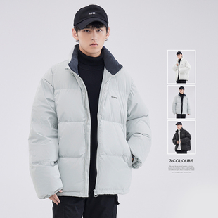 HomePanda立领羽绒服男士冬季新款情侣鸭绒保暖加厚面包服外套潮