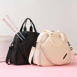 羽毛球包大容量短途旅行包女轻便羽毛球网球拍收纳单肩防水健身包