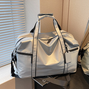 大容量短途出差通勤旅行包女轻便手提防水行李包单肩待产包健身包