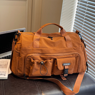 大容量短途旅行包女2025新款干湿分离游泳运动健身包行李包收纳袋