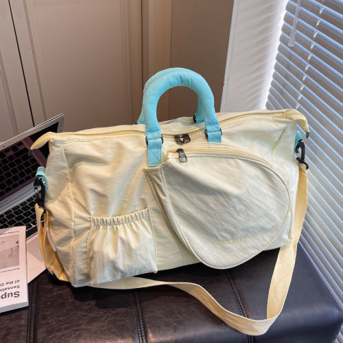 运动健身包女羽毛球包干湿分离包