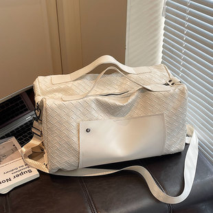 短途外出旅行包女高颜值手提出差行李包双肩轻便大容量旅游收纳包