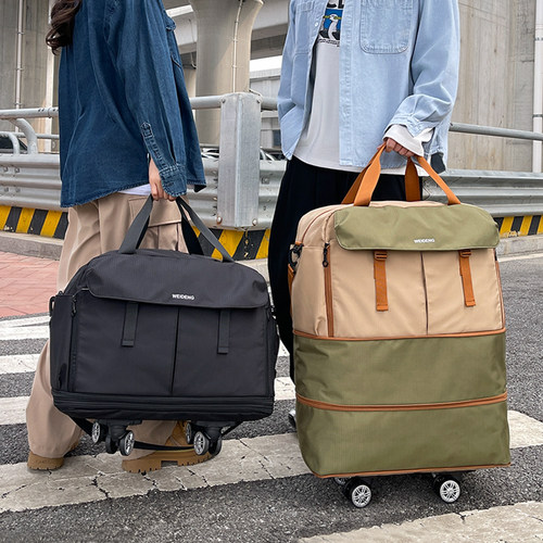 万向轮旅行包大容量女带轮子收纳