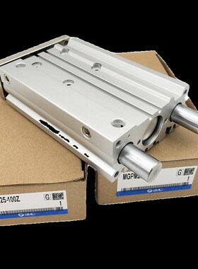 SMC型薄型带导杆三杆气缸MGPM100-175Z 200ZH 250Z 300Z 350Z 400
