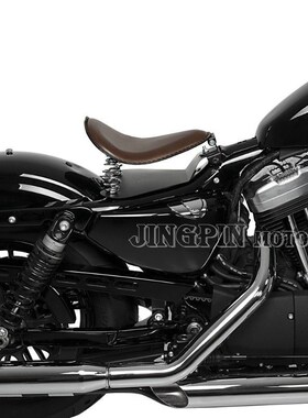 博格NAJA钜云坐垫 哈雷改装chopper Hbobber 复古弹簧皮坐单坐包