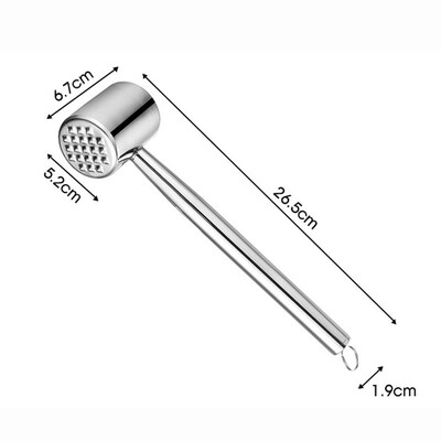 LEDFRE 3e04 Stainless Steel Steak Meat Hammer Stainless Stee