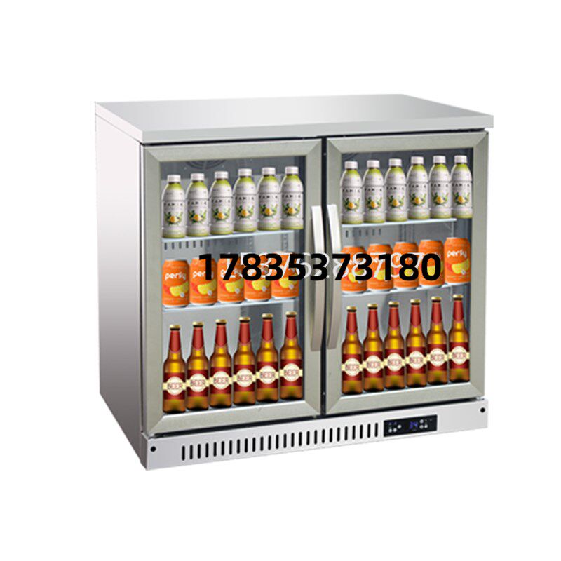 冰柜小酒吧吧台酒水嵌入式柜小型商用展示柜啤酒R冷藏柜柜饮料冰