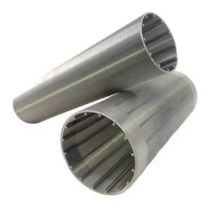 滤芯定制绕丝筛管楔形网滤管约翰逊滤芯石J油防沙绕丝管304不锈钢