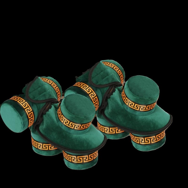 底部镂空脚部足部5联艾灸盒随身灸悬灸器温灸热T敷涌泉脚踝包家用