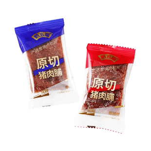 黔五福靖江猪肉脯原切猪后腿肉干手撕猪肉铺肉片休闲小零食解馋