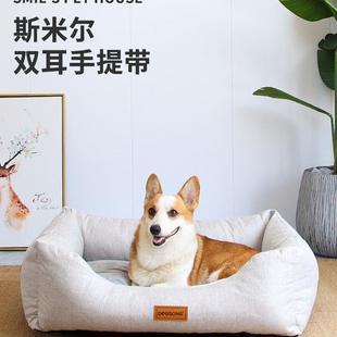 保暖金毛大型犬可拆洗床垫子四季 狗狗窝冬天保暖冬季 通用宠物用品