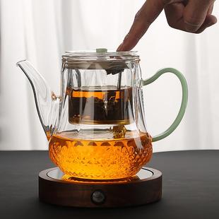 耐高温全玻璃内胆飘逸杯泡茶壶懒人简易茶壶可拆洗一键过滤泡茶器